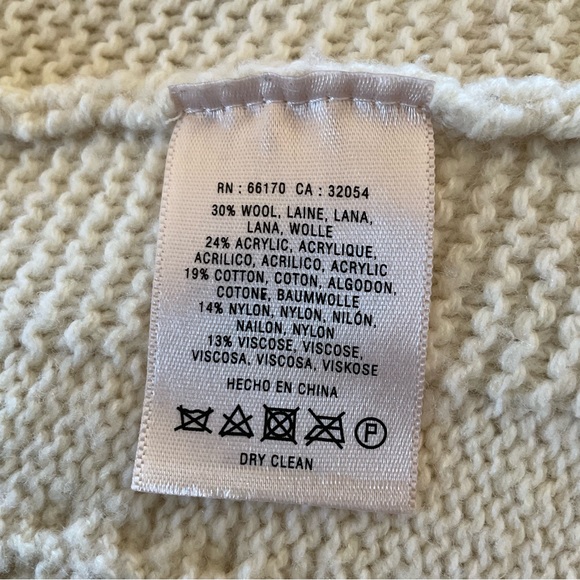 Anthropologie Sparrow Esteul Cable Knit Cardigan Sweater, Women’s Sz S - Picture 8 of 8